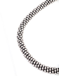 Diamante Tube Necklace - link has visual effect only