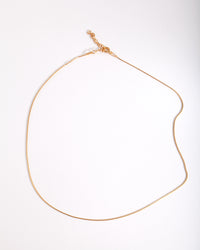 Gold Plated Sterling Silver Snake Chain 38cm Necklace - link has visual effect only