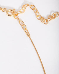 Gold Plated Sterling Silver Snake Chain Choker - link has visual effect only