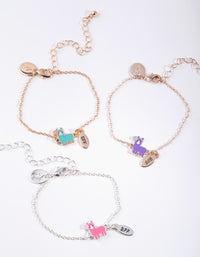 Kids Mixed Metal Llama Bracelet Pack - link has visual effect only