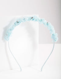 Kids Blue Flower Kids Headband - link has visual effect only