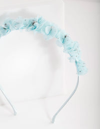 Kids Blue Flower Kids Headband - link has visual effect only