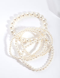 Mixed Pearl Bracelet 5-Pack - link has visual effect only