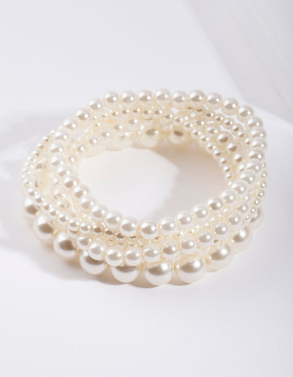 Mixed Pearl Bracelet 5-Pack