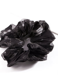 Black Organza Scrunchie - link has visual effect only