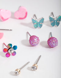 Kids Butterfly & Hoop Earring 6-Pack - link has visual effect only