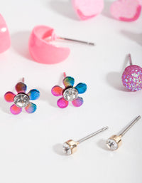 Kids Butterfly & Hoop Earring 6-Pack - link has visual effect only