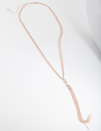 Rose Gold Rope Chain Necklace - link has visual effect only