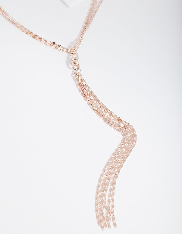 Rose Gold Rope Chain Necklace