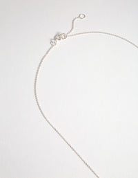 Sterling Silver Cubic Zirconia Basket Necklace - link has visual effect only