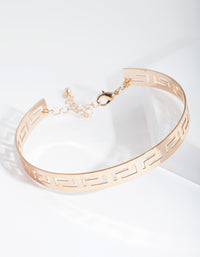 Gold Thin Maze Cutout Cuff - link has visual effect only