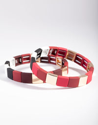 Square Metal Bracelet Pack - link has visual effect only