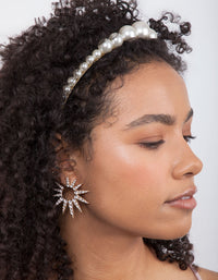 Pearl Grad Ball Headband - link has visual effect only