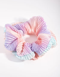 Tie Dye Pleated Scrunchie - link has visual effect only