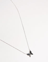 Kids Sterling Silver Butterfly 30cm Necklace - link has visual effect only