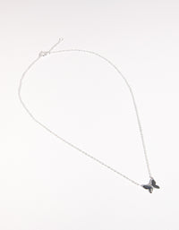 Kids Sterling Silver Butterfly 30cm Necklace - link has visual effect only