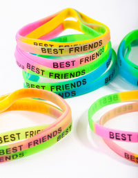 Kids Multi Coloured Best Friend Bracelet 20-Pack - link has visual effect only