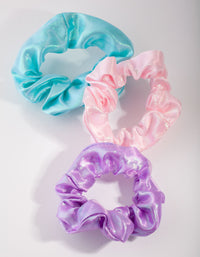 Kids Fabric Holographic Pack Scrunchies - link has visual effect only