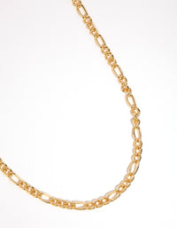 Gold Figaro T&O Necklace - link has visual effect only