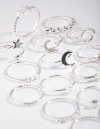 Silver Celestial Ring 24-Pack - link has visual effect only