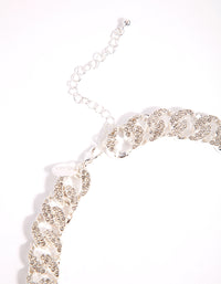 Silver Mega Bling Chain Necklace - link has visual effect only