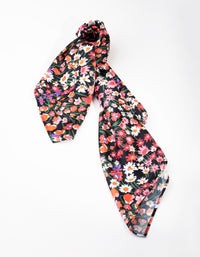 Fabric Mini Floral Scarf - link has visual effect only