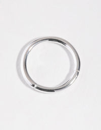 Sterling Silver 8mm Stud Polished Clicker - link has visual effect only