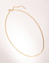 Gold Plated Snake 60cm Necklace - link has visual effect only