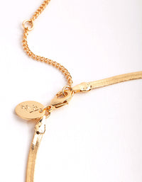 Gold Plated Snake 60cm Necklace - link has visual effect only