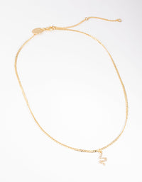 Gold Plated Diamante Snake Necklace - link has visual effect only