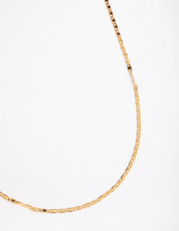 Gold Plated Sterling Silver Mariner Necklace