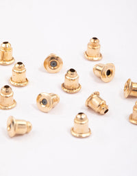 Gold Earring Backs 16-Pack - link has visual effect only