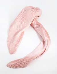 Blush Pleated Bandana Hair Scarf - link has visual effect only