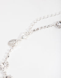 Silver Round Surrounded Choker - link has visual effect only