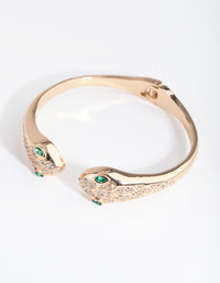 Gold Pave Snake Bracelet - link has visual effect only