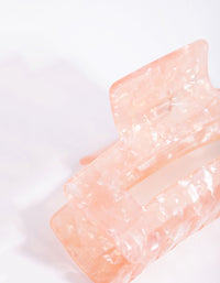 Acrylic Pink Rectangle Claw - link has visual effect only