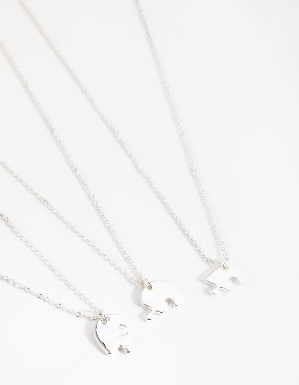 Silver Puzzle Necklace Pack