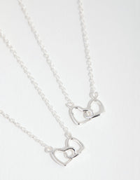 Sterling Silver Mother & Daughter Necklace Pack - link has visual effect only