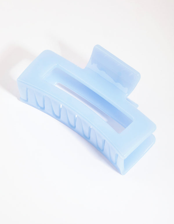 Blue Rectangle Acrylic Claw