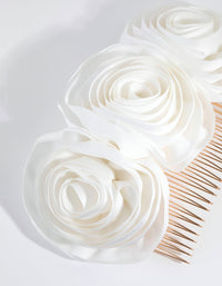 Fabric Rosette Comb - link has visual effect only