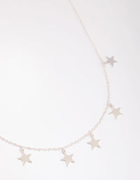 Silver Star Necklace - link has visual effect only