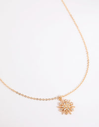 Gold Diamante Star Celestial Necklace - link has visual effect only