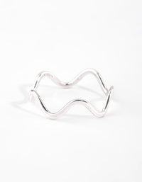 Sterling Silver Squiggle Ring - link has visual effect only