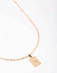 Gold Plated Surgical Steel Star Seeker Necklace - link has visual effect only