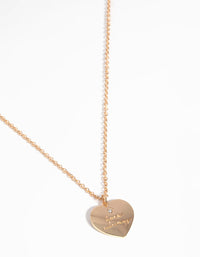 Gold Love Always Necklace - link has visual effect only