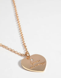 Gold Love Always Necklace - link has visual effect only