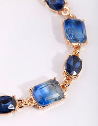 Blue Stone Bracelet - link has visual effect only