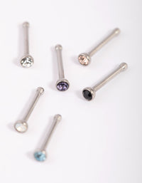 Surgical Steel Frosty Nose Studs - link has visual effect only