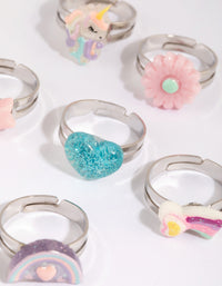 Kids Heart Ring 6-Pack - link has visual effect only