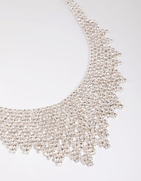 Silver Cup Chain Statement Necklace - link has visual effect only